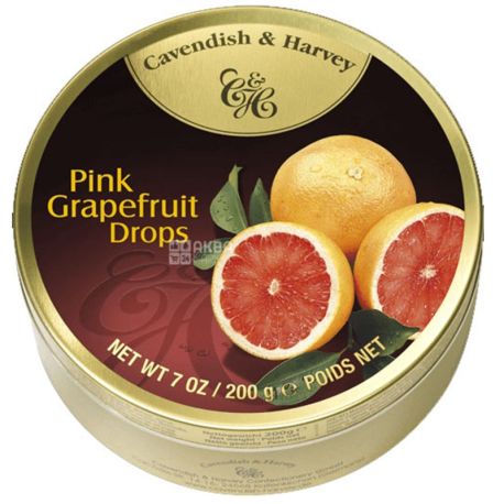 Cavendish & Harvey, 200 г, леденцы, Грейпфут