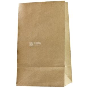 Промтус, Пакет бумажный, без ручек, крафт, 120x80x250 мм