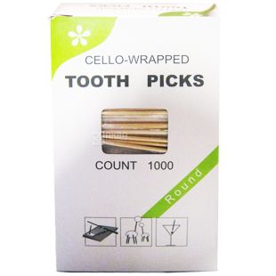 Промтус, Зубочистки з ментолом в індивідуальній упаковці, 1000 шт.
