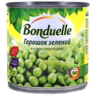 Bonduelle, 400 мл, горошек, зеленый