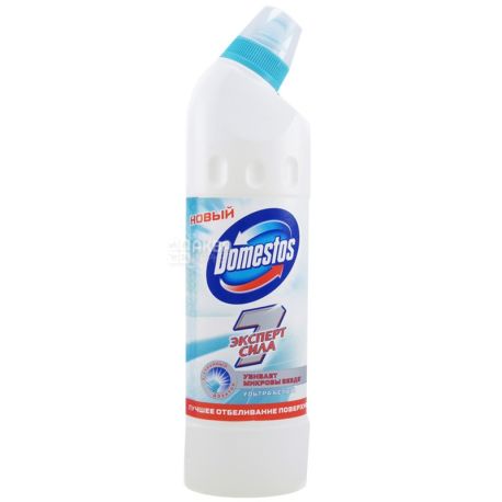 Domestos, 0,5 l, toilet cleaner, Ultra white, PET