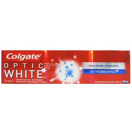 colgate optic white sparkling mint