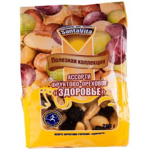 SantaVita Полезная коллекция Орехово-фруктовое ассорти Здоровье, 200 г 