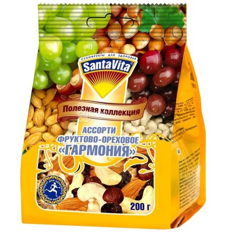 SantaVita Полезная коллекция Орехово-фруктовое ассорти Гармония, 200 г