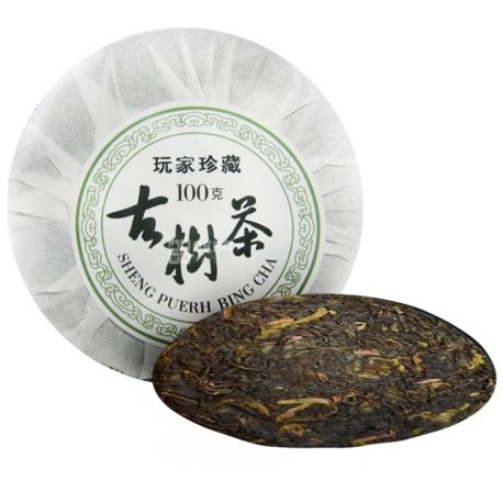 Osmanthus, 100 g, Pu-erh tea, green, aged, Bin cha Shen