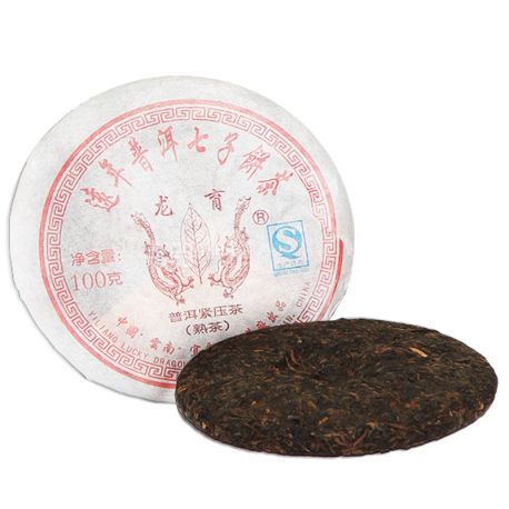 Османтус, Bing cha Shue, Puerh, 100 г, Чай, Бин ча Шу пуэр, черный
