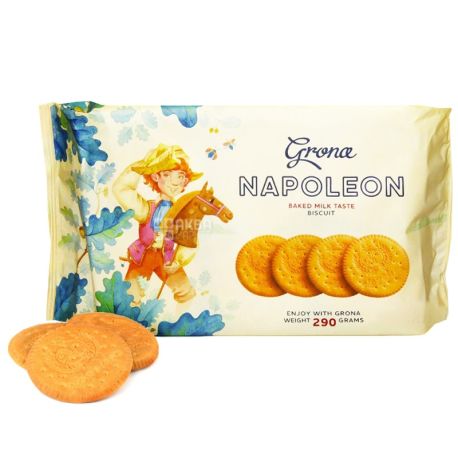 Grona, 290 г, печенье, Наполеон, со вкусом топленого молока