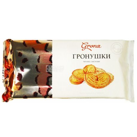 Grona, 230 г, печенье, Гронушки, слоеное