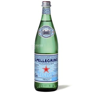San Pellegrino, 0,75 л, Сан Пелегріно, Вода мінеральна газована, скло