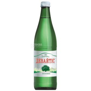 Девайтис, 0,5 л, Вода минеральная негазированная, стекло