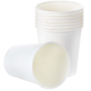 Промтус Стакан паперовий білий 110 мл, 50 шт, D65