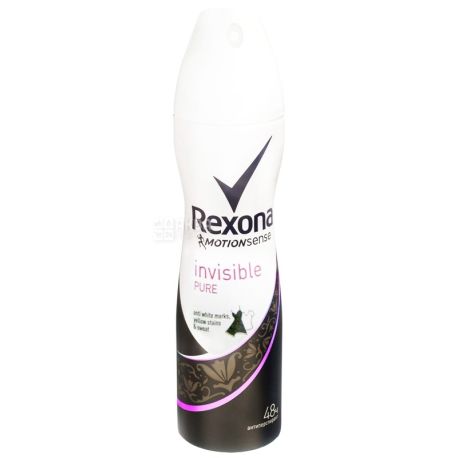 Rexona, 150 ml, antiperspirant deodorant, spray, female, Pure Brilliant