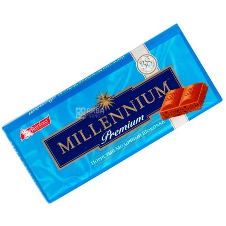 Millennium chocolate, 90 g, porous dairy premium