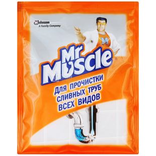 Mr. Muscle, 70 г, Средство для прочистки труб