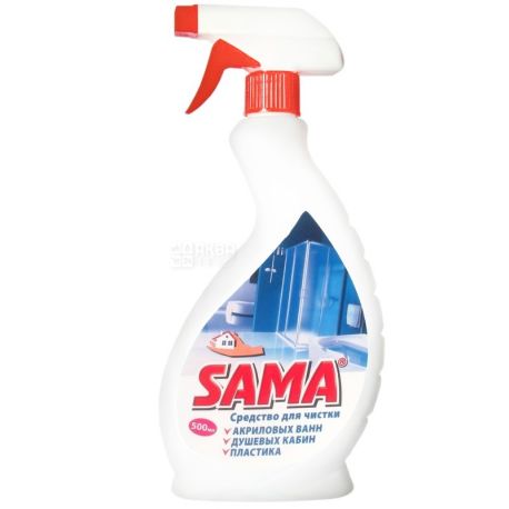 SAMA, 500 мл, Средство для чистки акриловых ванн