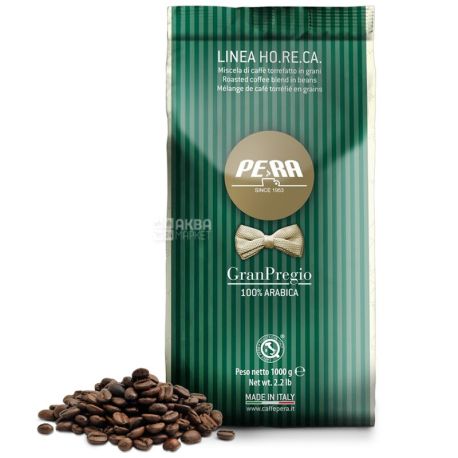 Pera Gran Pregio, 1 кг, Кофе Пера Гран Преджио, средней обжарки, в зернах