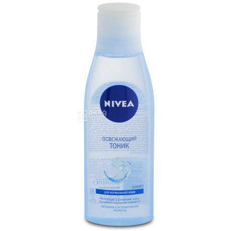 Nivea, 200 мл, тоник освежающий, для нормальной кожи