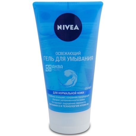 Nivea, 150 мл, Гель для вмивання для нормальної шкіри, Освіжаючий