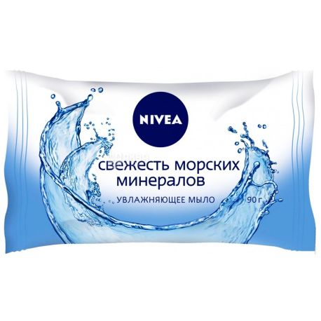 Nivea, 90 g, moisturizing soap, Freshness of sea minerals