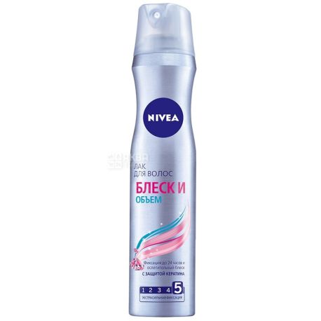 Nivea, 250 ml, extra strong lacquer, gloss and volume