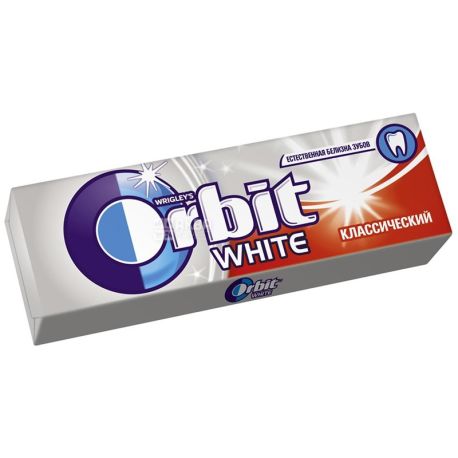 Orbit White Classic, 14 г, Жувальна гумка, Орбіт