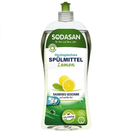 Sodasan, 1 liter, dishwashing concentrate, lemon