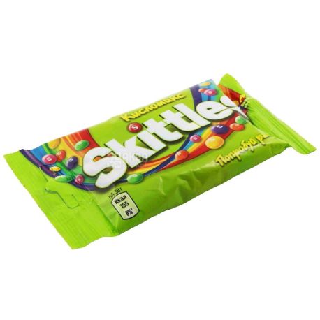 Skittles, 38 г, конфеты жевательные, Кисломикс, м/у