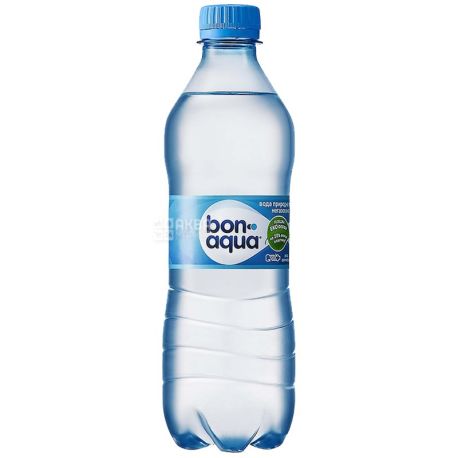 BonAqua, 0,5 л, БонАква, Вода мінеральна негазована, ПЕТ