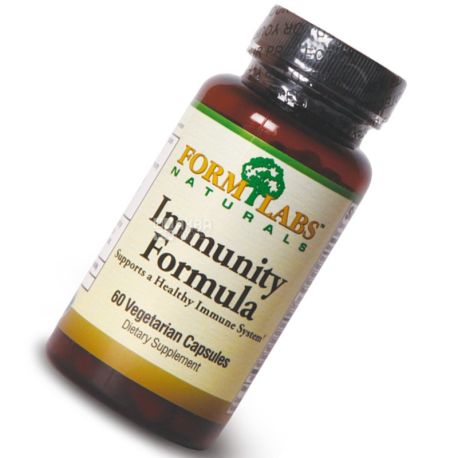 Form Labs Naturals, 60 капс., вітамінно-мінеральний комплекс, Immunity Formula, ПЕТ