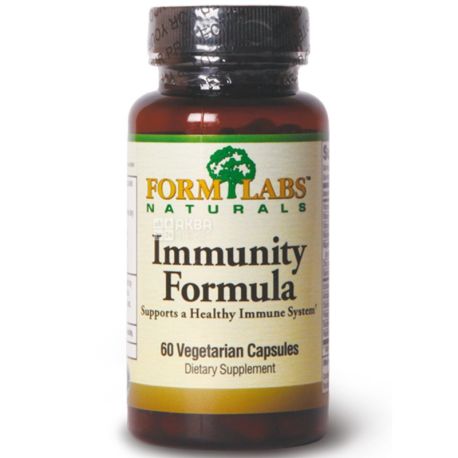Form Labs Naturals, 60 капс., витаминно-минеральный комплекс, Immunity Formula, ПЭТ
