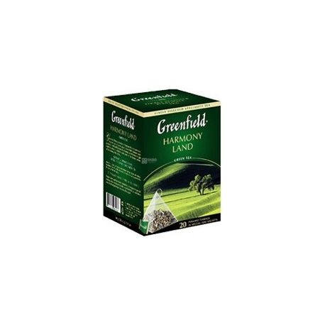 Greenfield, Harmony Land, 20 пак., Чай Гринфилд, Гармония земли, зеленый