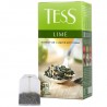 Tess, Lime, 25 пак., Чай Тесс, Лайм, зеленый с ароматом цитруса 