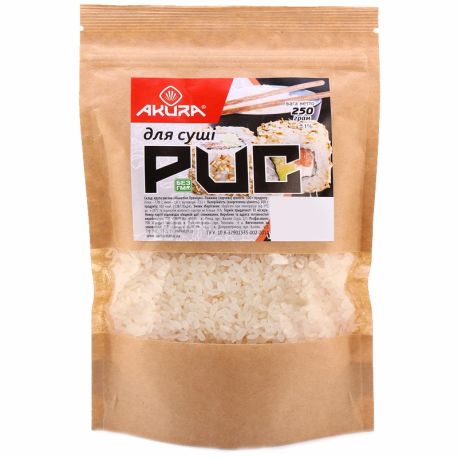 Akura, 250 г, рис для суші, м/у