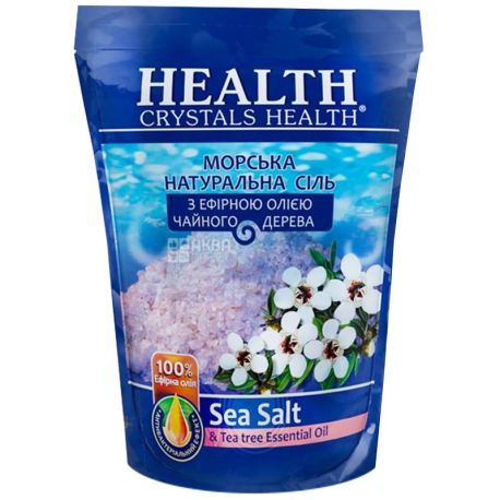 Crystals Health, 500 г, сіль для ванн, Чайне дерево, м/у