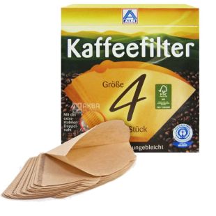 ALDI, 100 шт., фильтр для кофеварок, №4, м/у