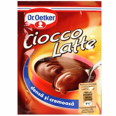  Dr. Oetker, Ciocco Latte, 25 г, Др. Оеткер, гарячий шоколад