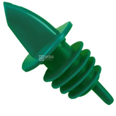 Пробка капельная, зеленая, Пластиковая