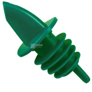 Пробка крапельна, зелена, Пластикова