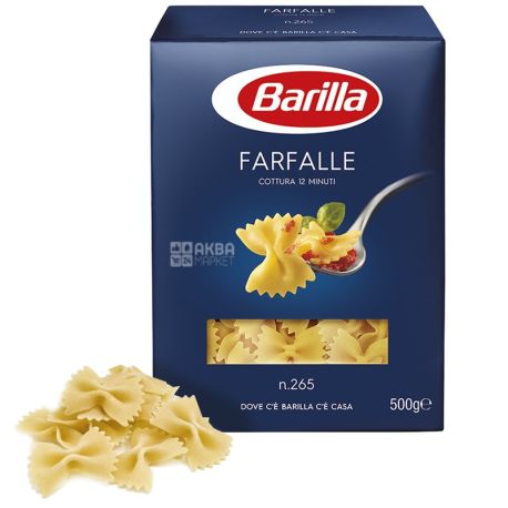 Barilla Farfalle, 500 г, Макароны Барилла Фарфалле