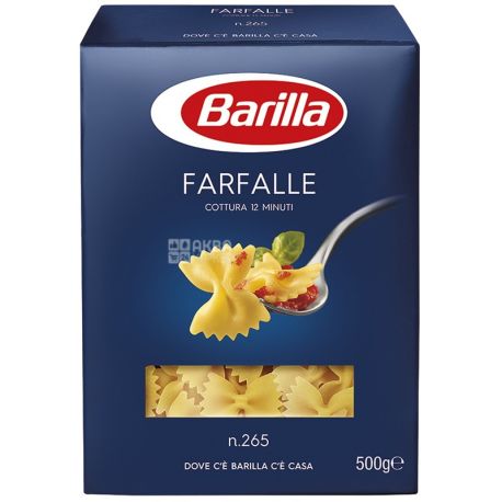 Barilla Farfalle, 500 г, Макароны Барилла Фарфалле