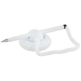 Buromax, 0,5 мм, ручка кулькова, На підставці, Синя