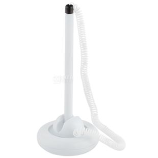 Buromax, 0,5 мм, ручка кулькова, На підставці, Синя