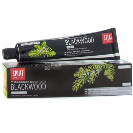 Splat Special, 75 ml, Toothpaste, Ebony, Tube