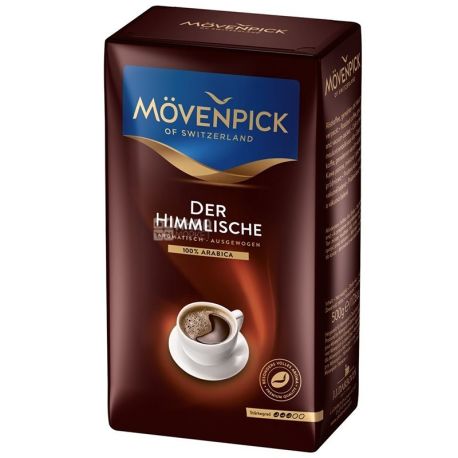 Movenpick Der Himmliche, 500 г, Кофе Мовенпик Дер Хемлиш, средне-темной обжарки, молотый