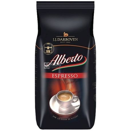 J.J. Darboven Alberto Espresso, 1 кг, Кофе в зернах средней обжарки Дарбовен, 100% арабика
