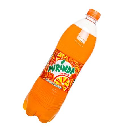 Mirinda, Orange, 1 л, Мірінда, Апельсин, Вода солодка, ПЕТ