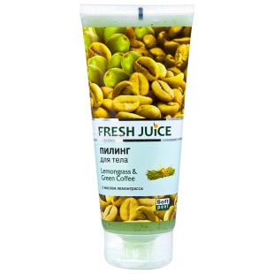Fresh Juice, 200 мл, Пилинг для тела, с маслом лемонграсса