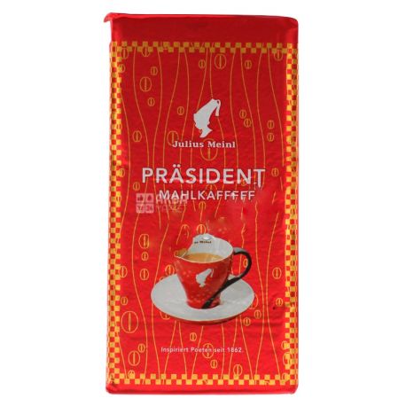 Julius Meinl Prеsident, 500 г, Кофе Юлиус Мейнл Президент, средней обжарки, в зернах