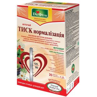 Dr. Фито, Давление нормализация, 20 пак., Фиточай