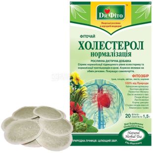 Dr. Фито, Холестерол нормализация, 20 пак., Фиточай 